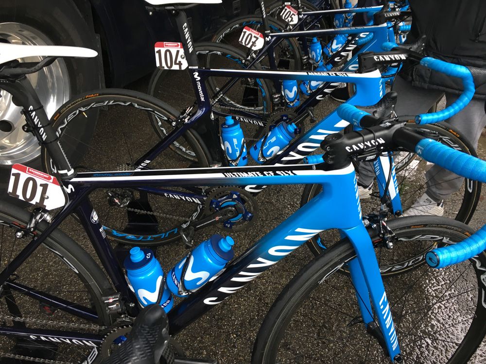 The Movistar Canyon bikes