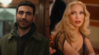 From left to right: Brett Goldstein in All of You and Jennifer Lopez in Kiss of the Spider Woman.