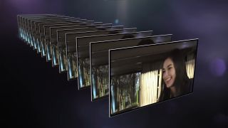 Part of Samsung's Nightography demonstration for the Galaxy S22 Ultra, illustrating the phone's ability to fill in video frames to improve the smoothness of a video clip.