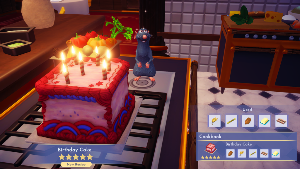 How to make Birthday Cake in Disney Dreamlight Valley PC Gamer
