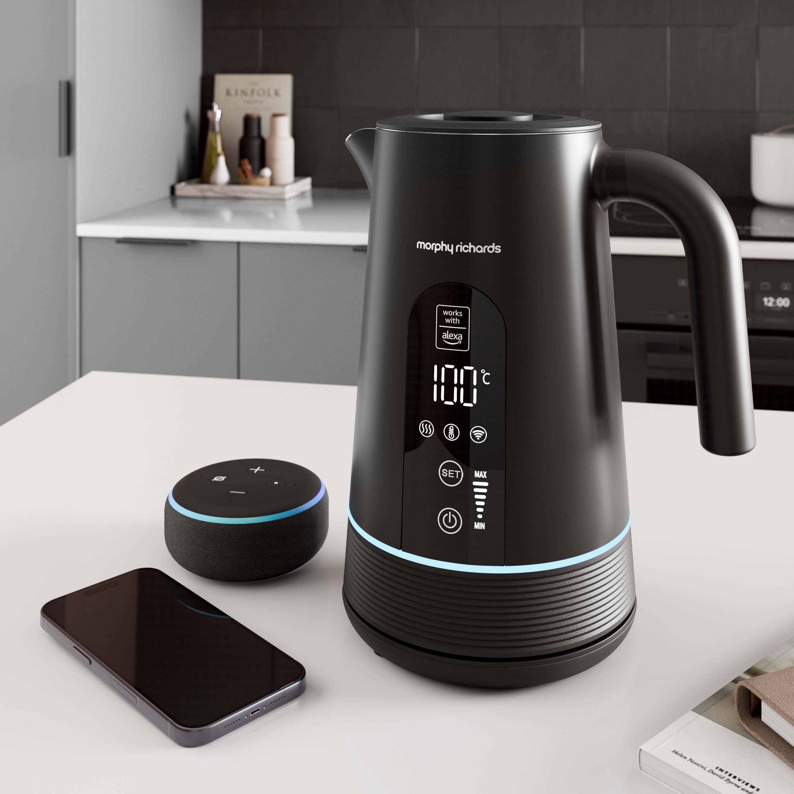 The Halo Alexa Kettle from Morphy Richards
