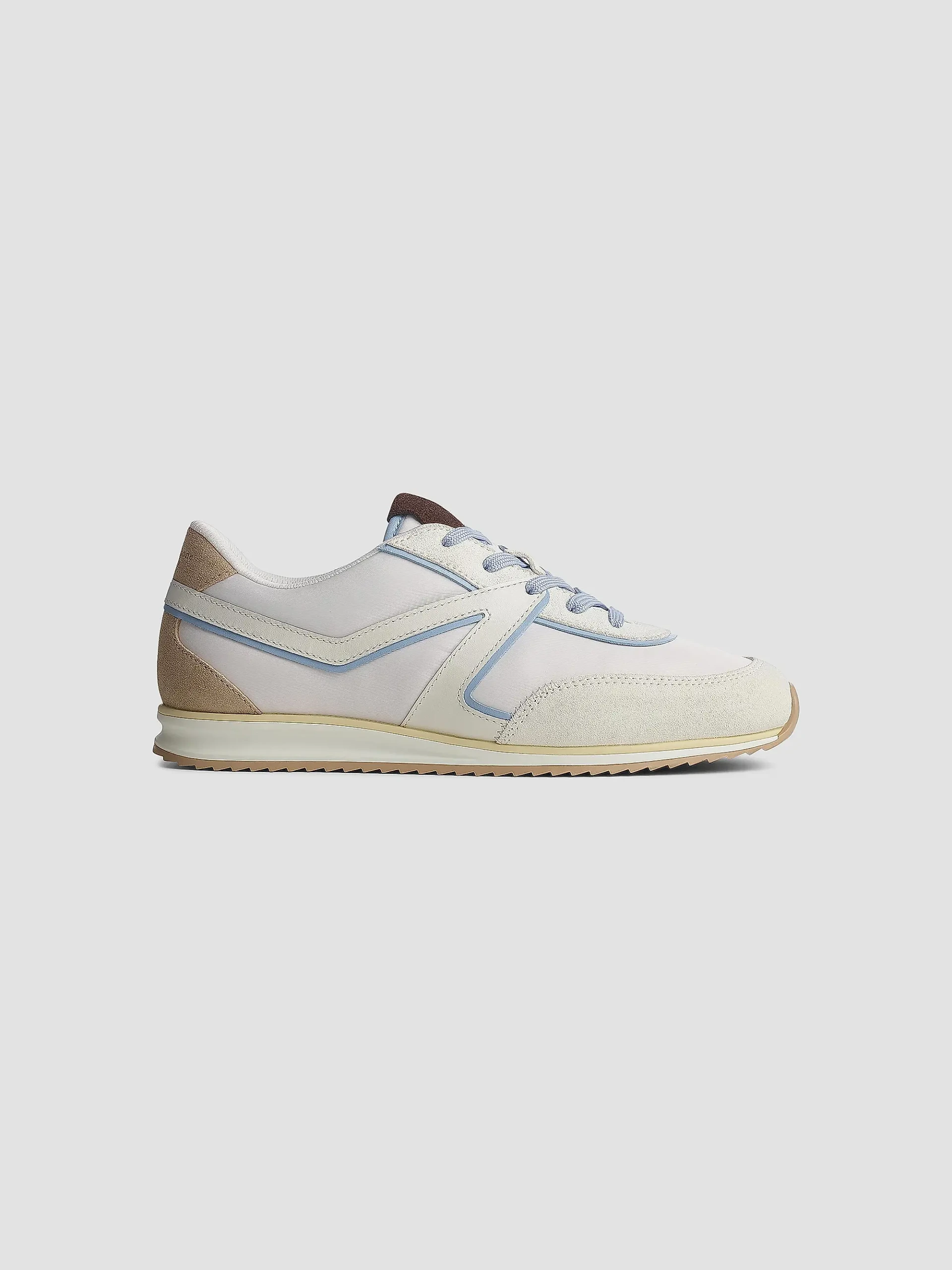 Retro Low-Top Leather Trainer Sneakers