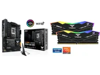 Asus TUF Gaming B760-Plus WiFi + Team Group 16GB (2x8GB) DDR5-6000 Asus TUF Gaming B760-Plus WiFi + Team Group 16GB (2x8GB) DDR5-6000