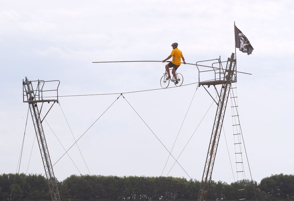 This high-wire performer has nothing on the balancing act the UCI commissaires have had to pull off so far this year