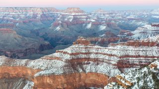 Grand canyon in winter