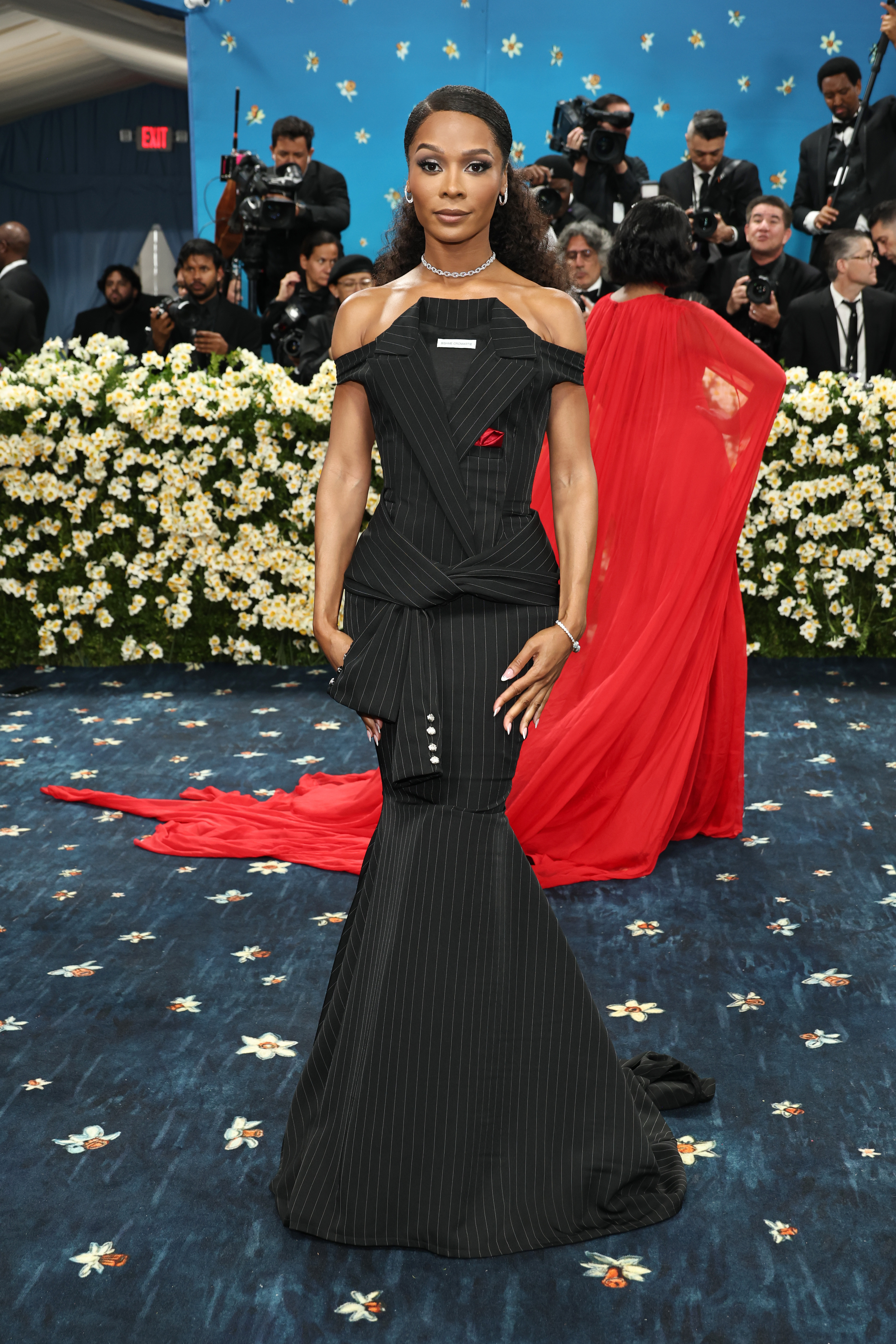 Zuri Hall attends the 2025 Met Gala Celebrating "Superfine: Tailoring Black Style" at Metropolitan Museum of Art on May 05, 2025 in New York City. (Photo by Jamie McCarthy/Getty Images)