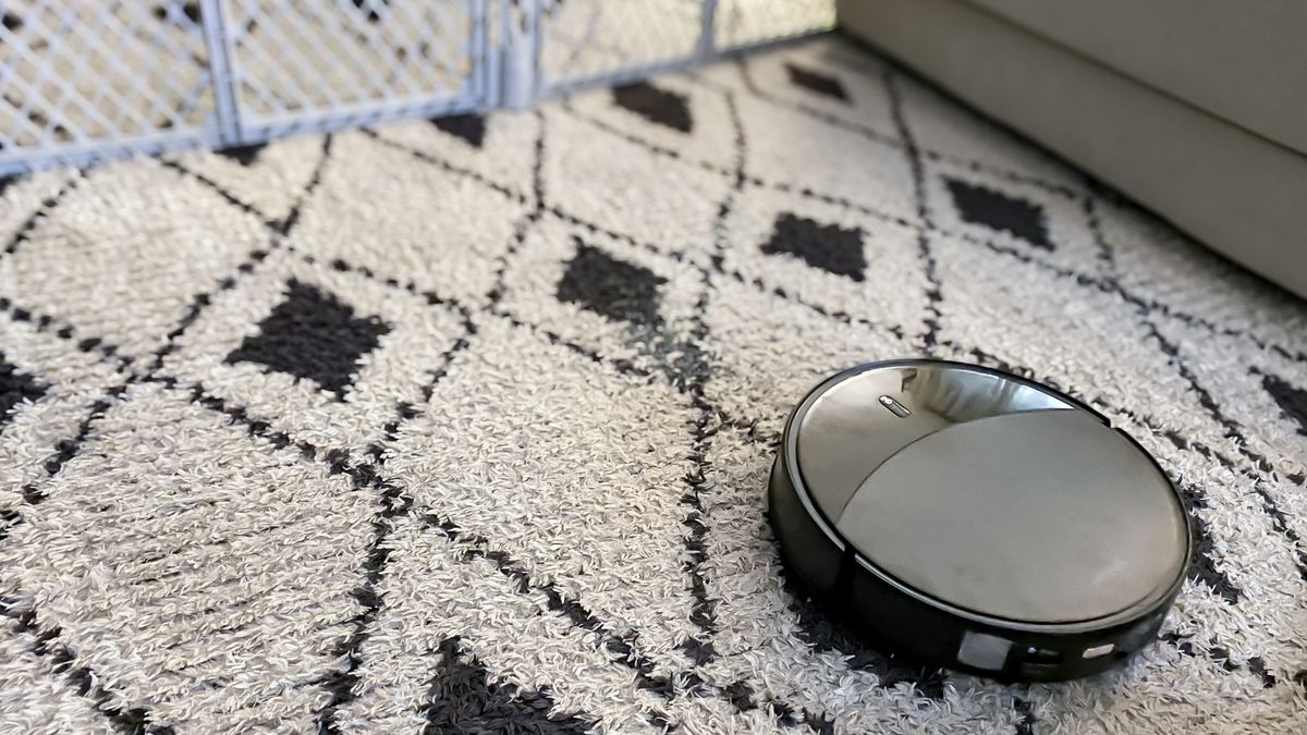 Roborock Saros 20 robot vacuum in an apartment