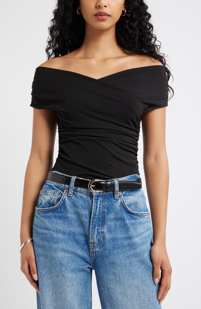 Crossover Off the Shoulder Top