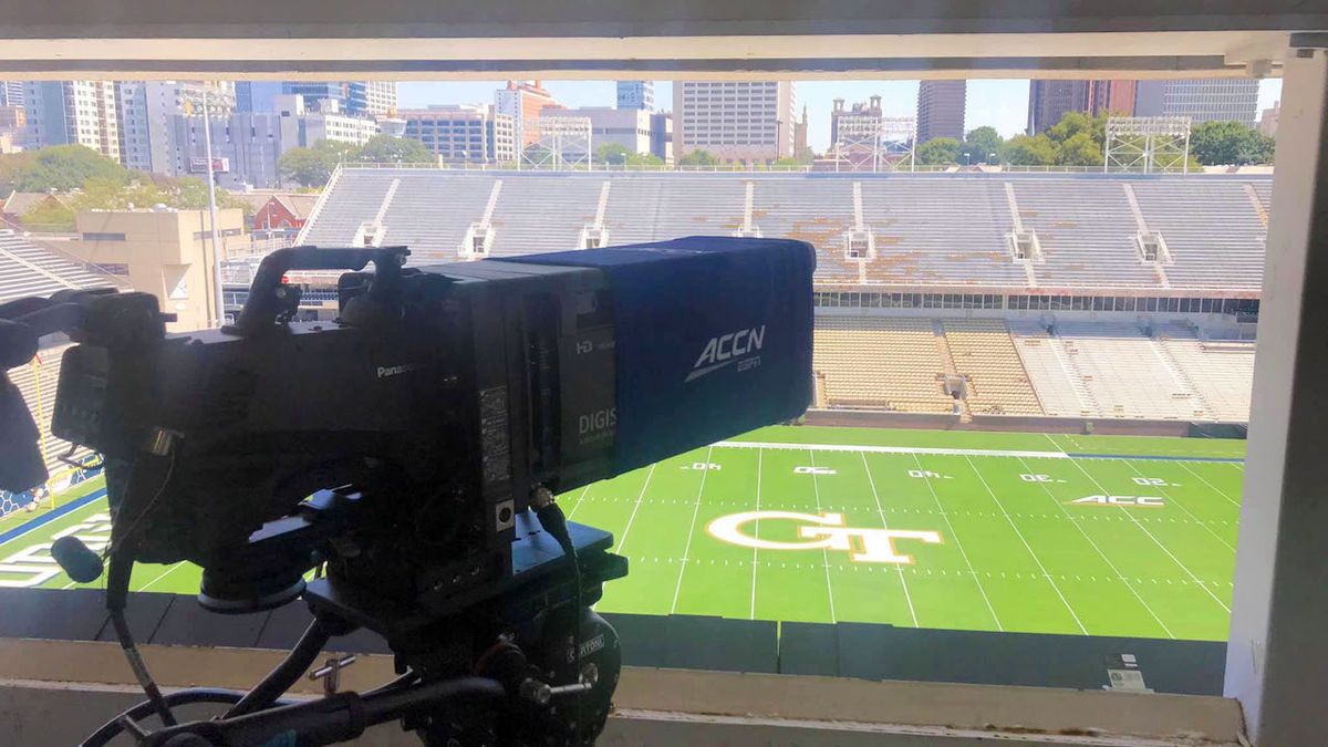 Georgia Institute of Technology invested in 13 Panasonic AK-HC5000 HD HDR high-speed broadcast camera systems in full studio configuration to prepare for the recent launch of the Atlantic Coast Conference (ACC) cable and satellite television network. 