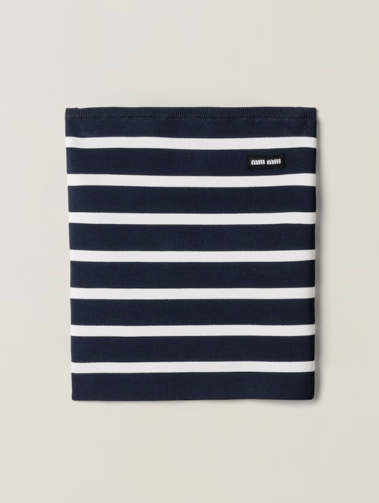 Miu Miu, Striped Knit Tube Top
