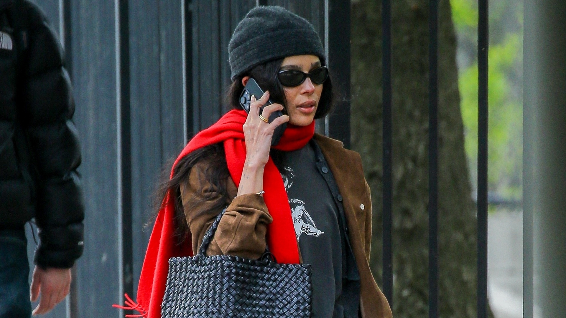 Zo&euml; Kravitz wore the soft loafers trend for spring 2026