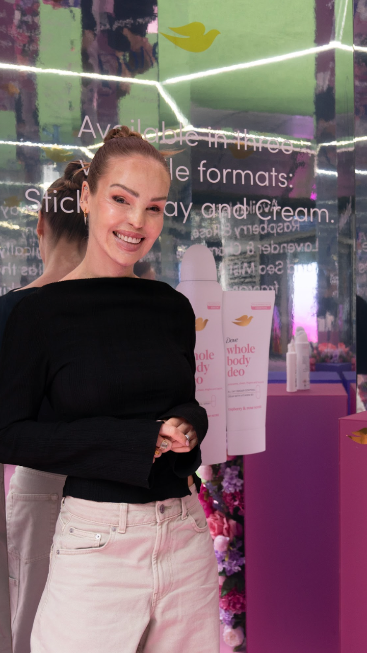 Katie Piper at Dove's 'Stay Ready With Me' Station
