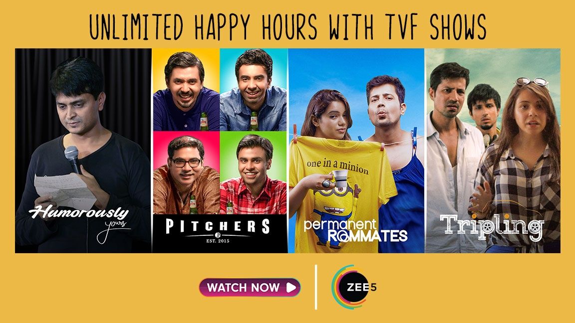 Promo of TVF shows on Zee5