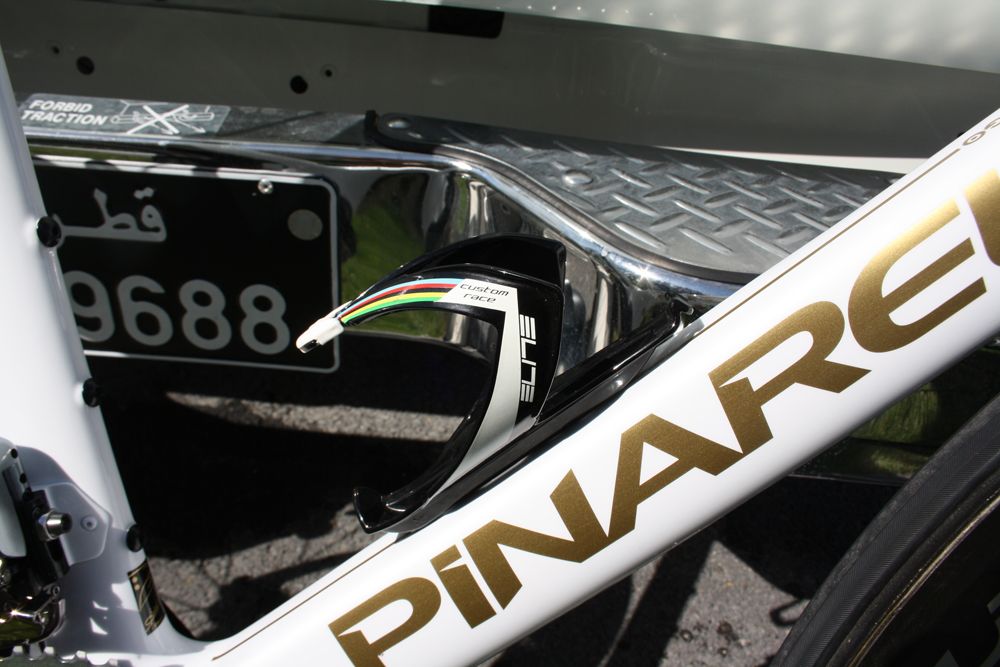 World champion colours on the Elite bottle cage