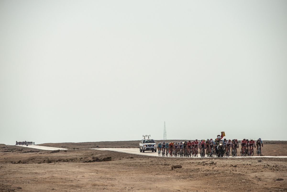 The moon-like Qatar landsape