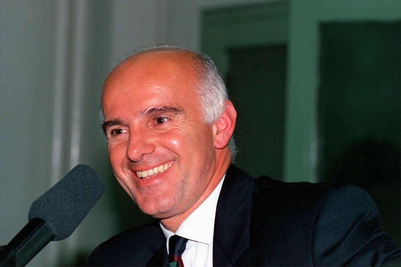 Milan manager Arrigo Sacchi, 1990