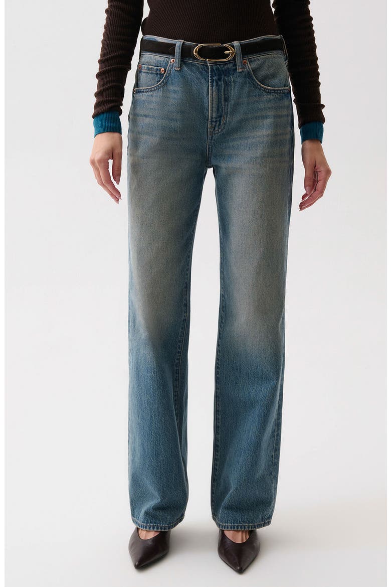 Harlowe High Waist Petite Wide Leg Jeans