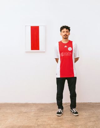 AFC Ajax, as featured in Paintings League, by Max Siedentopf, published by Hatje Cantz