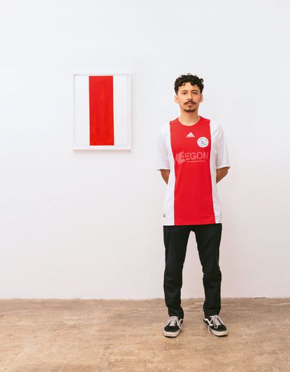 Artist turns iconic football shirts into abstract art | Wallpaper