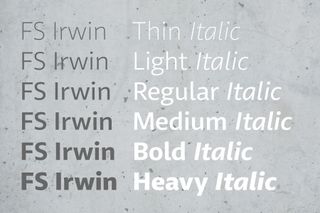 FS Irwin is a clear and versatile, humanist sans serif