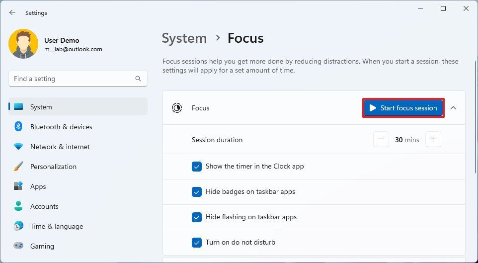 How to use Focus on Windows 11 2022 Update | Windows Central