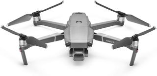 Product shot of the DJI Mavic 2 Pro drone on white background