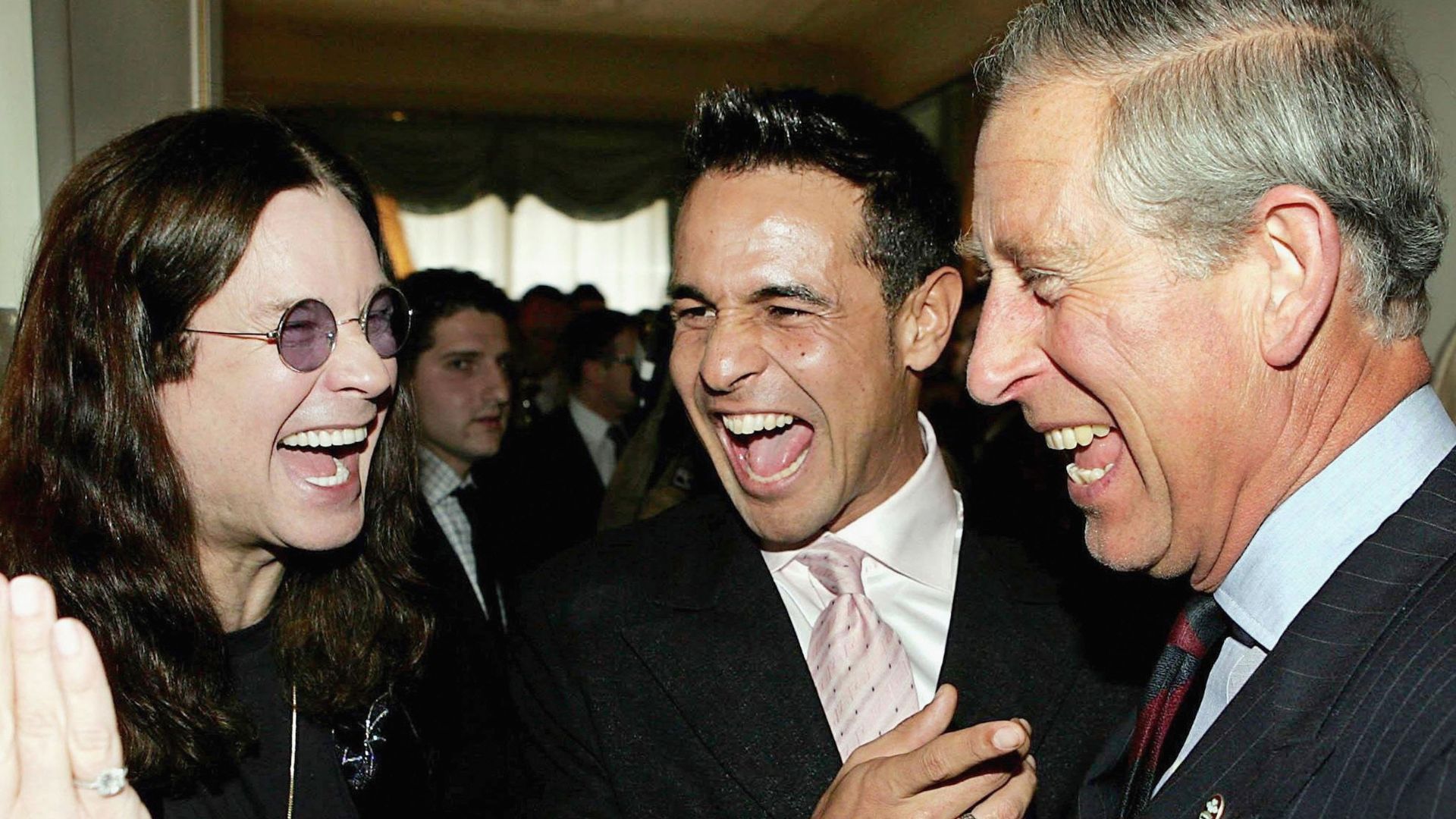 King Charles with Ozzy Osbourne and Chico.