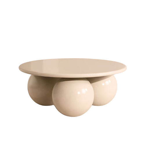 Oxley Outdoor Coffee Table, Concrete, Mushroom