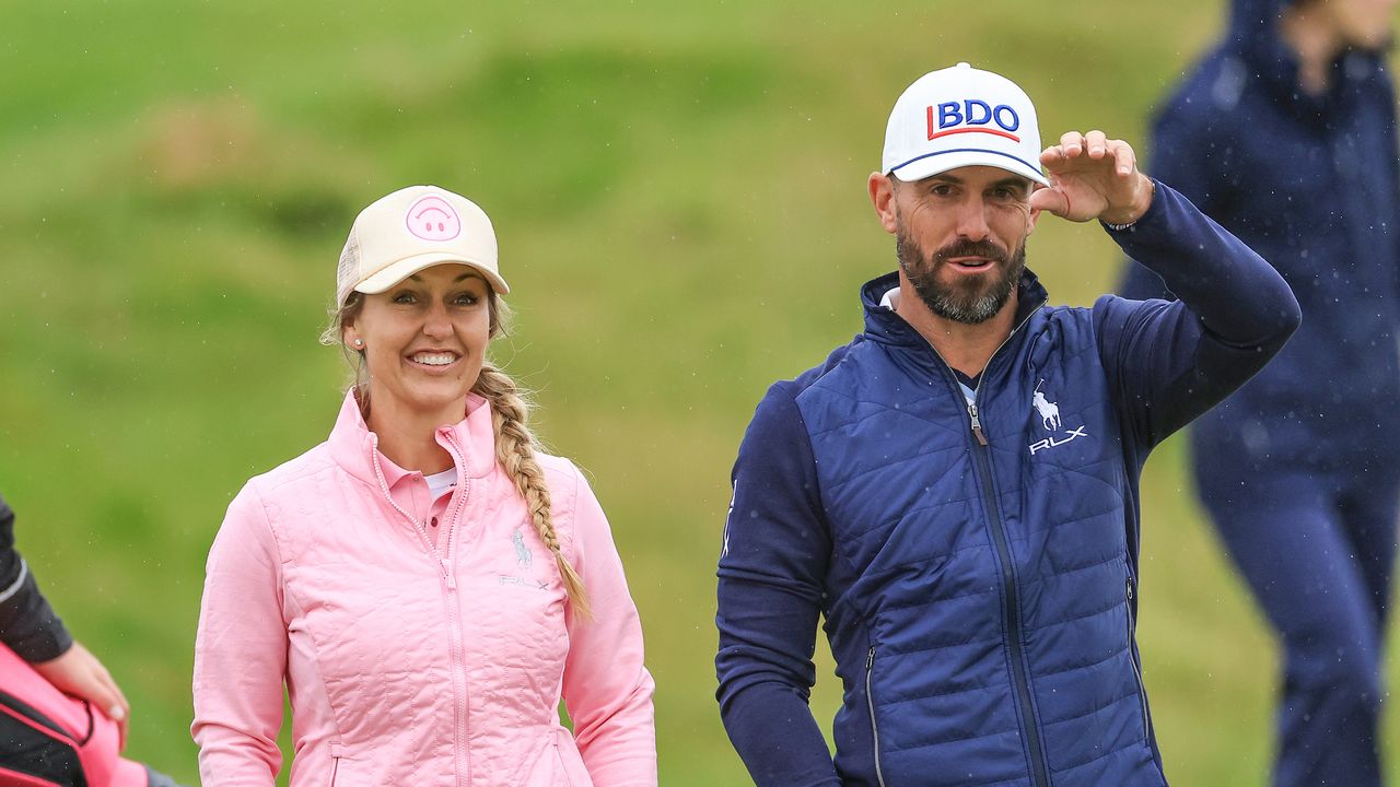 Brittany Horschel and Billy Horschel at the 2023 Alfred Dunhill Championship