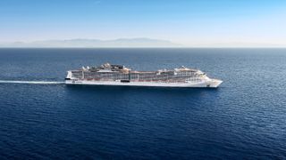 MSC Cruises ship on the ocean