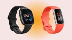 Fitbit Versa 4 vs Charge 6, devices side by side
