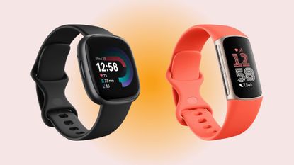 Fitbit Versa 4 vs Charge 6, devices side by side