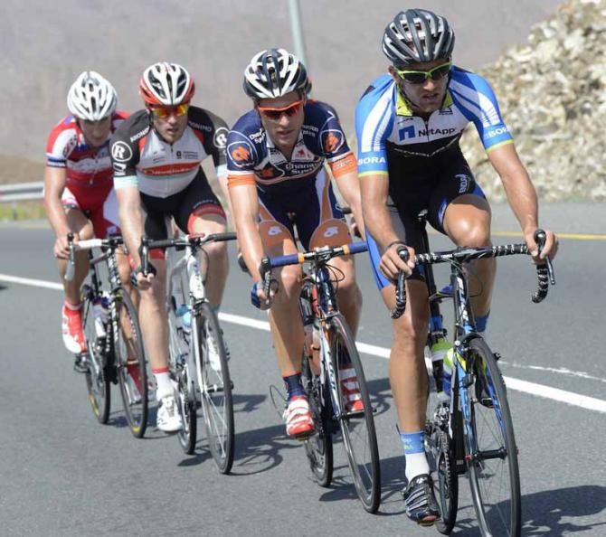 NetApp-Endura's Andreas Schillenger in the third stage break group