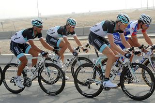 Stamsnijder, Bennati, Weylandt, Tour of Qatar 2011, stage three