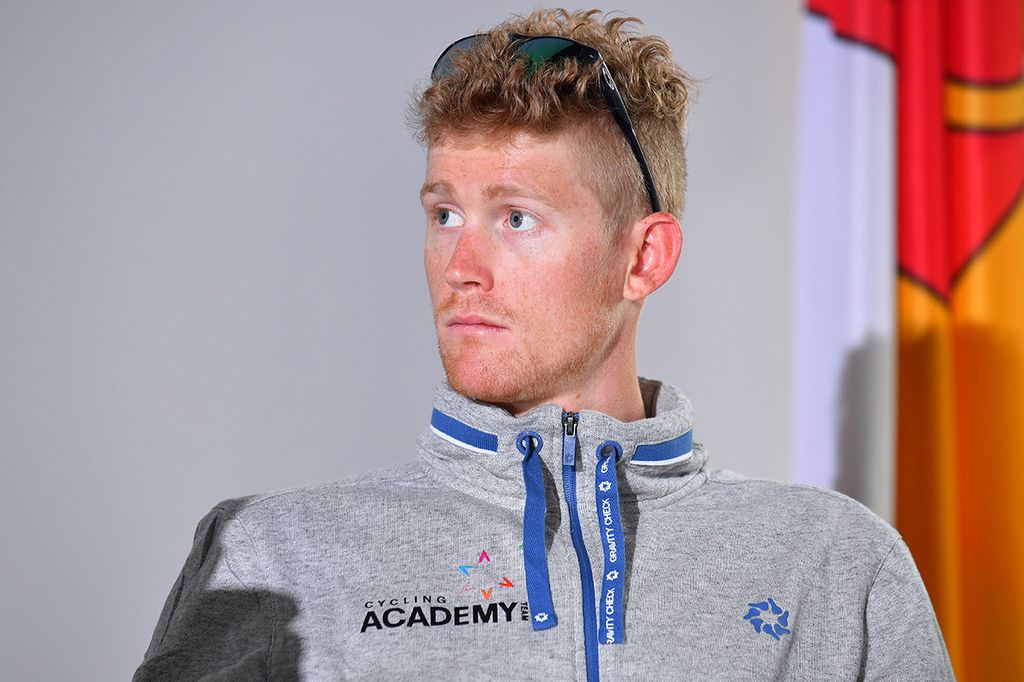Hamish Schreurs is a rider with Cycling Academy Team