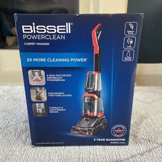 The Bissell Powerclean 2889E Series in the box