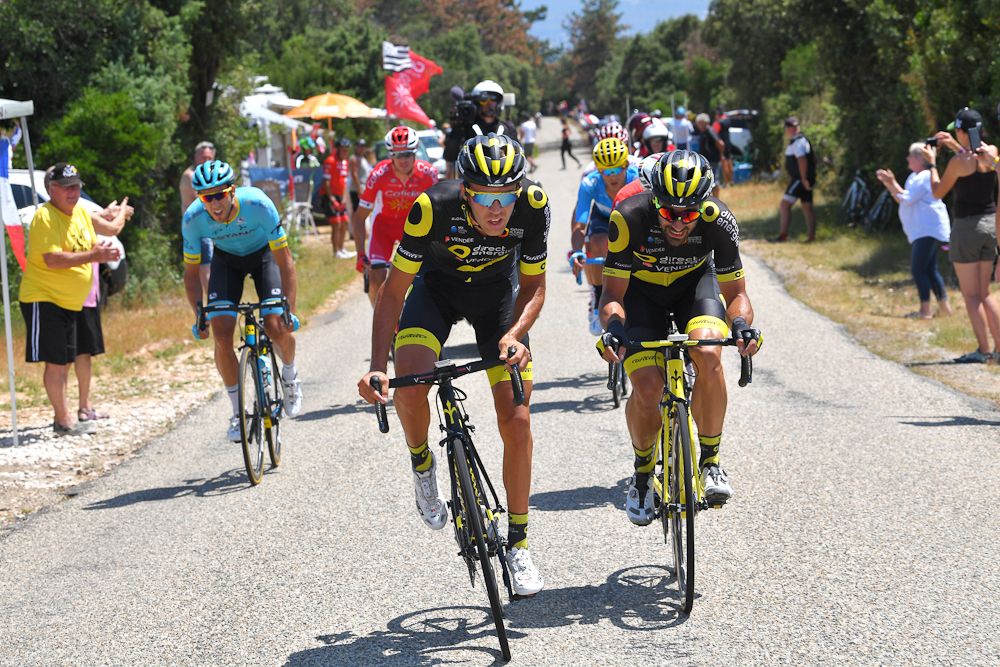 Direct Energie's Lilian Calmejane and Jerome Cousin