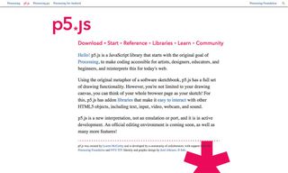 p5.js download screen
