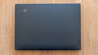 Lenovo ThinkPad X1 Carbon Gen 11 sitting on desk