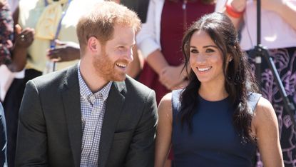 sydney, australia october 19 no uk sales for 28 days prince harry, duke of sussex and meghan, duchess of sussex visit macarthur girls high school on october 19, 2018 in sydney, australia the duke and duchess of sussex are on their official 16 day autumn tour visiting cities in australia, fiji, tonga and new zealand photo by poolsamir husseinwireimage