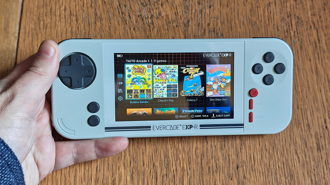 Evercade EXP-R and VS-R; retro consoles