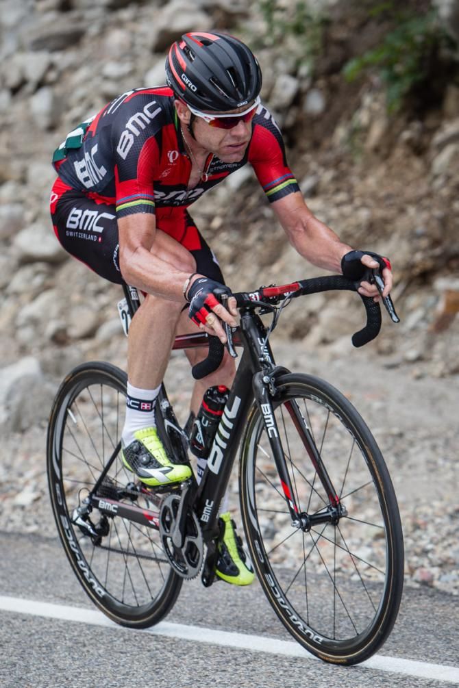 Cadel Evans (BMC) on the way to his win.
