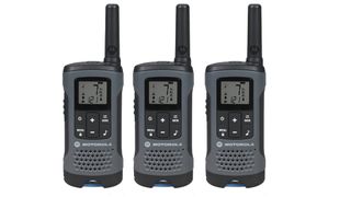 Product shot of the Motorola T200, one of the best walkie talkies
