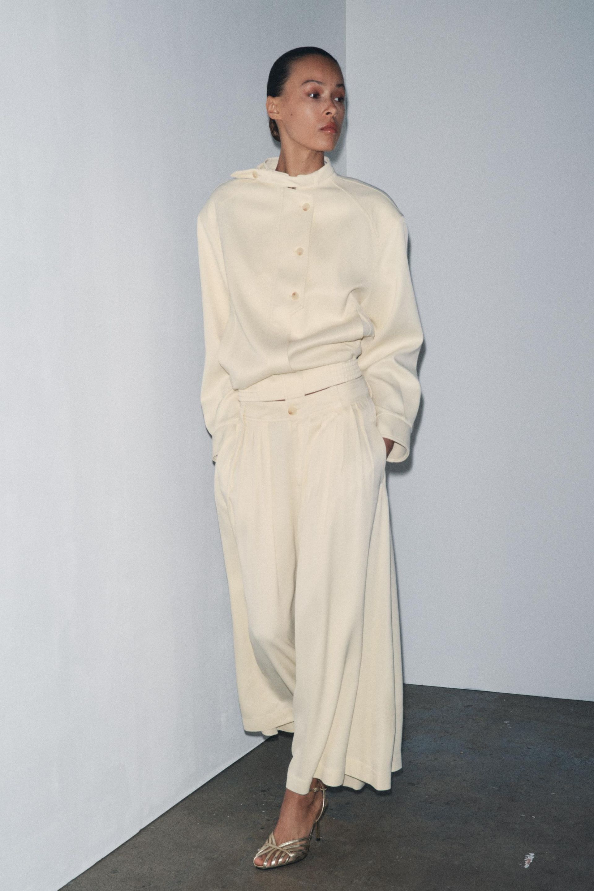 Zw Collection Button-Up Jacket