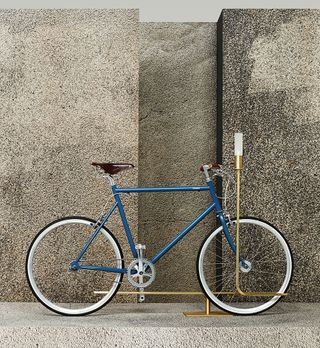 Bi-Track’ bike stand, by Masanori Mori, for Mingardo