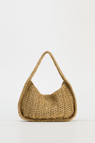 Sparkly Woven Tote Bag