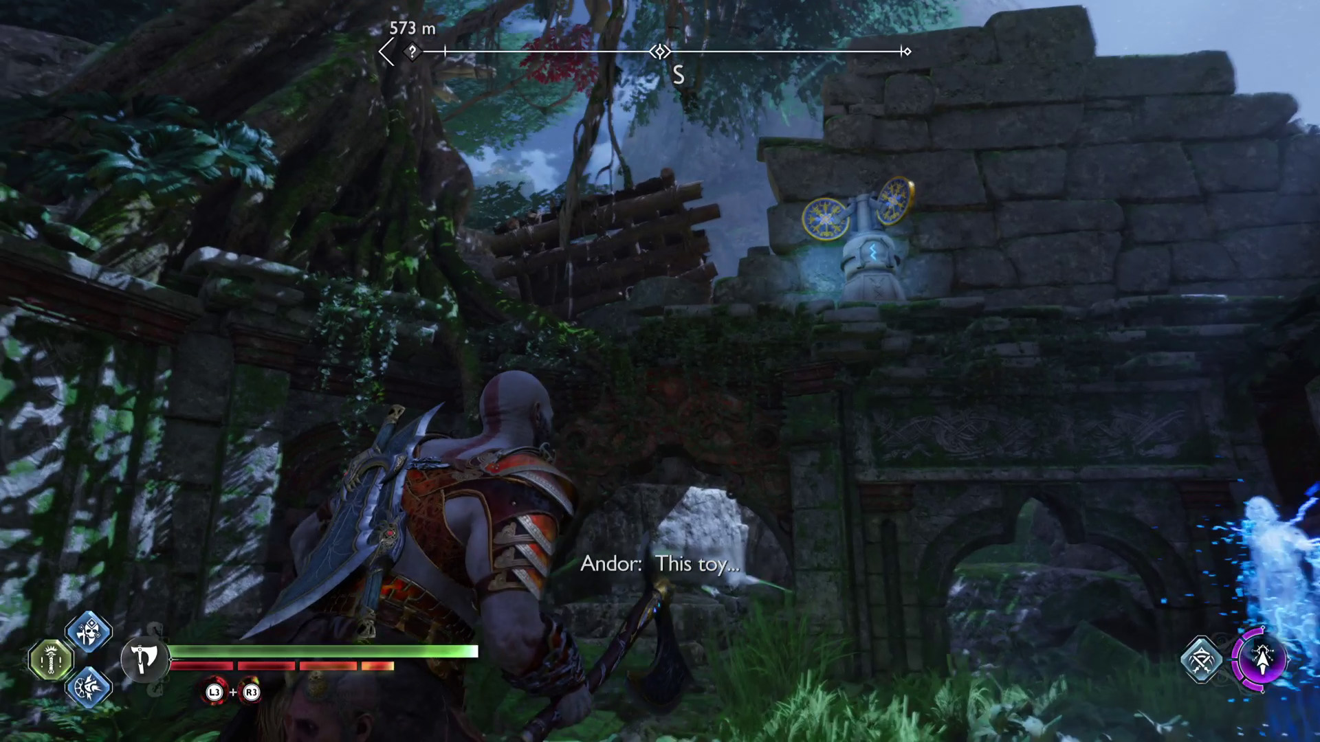 God of War Ragnarok runic Nornir chests in the Vanaheim crater area