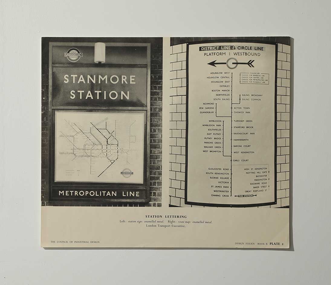 Image of station lettering