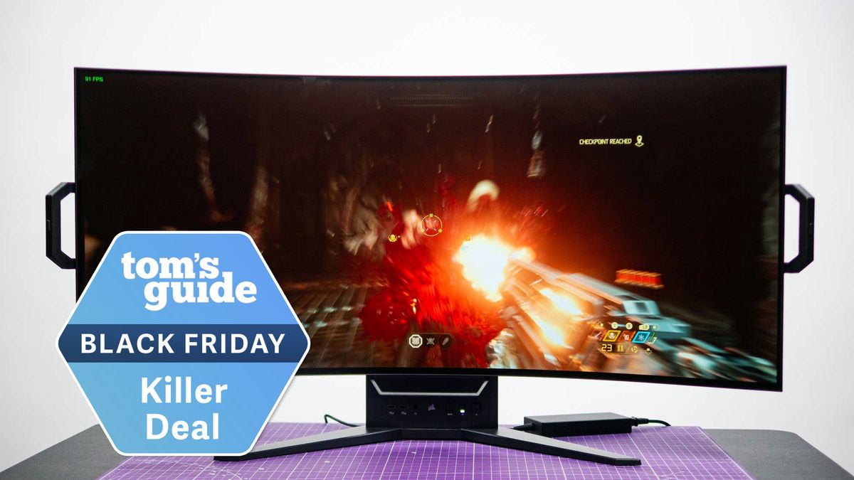 Hurry! This 45inch bendable OLED gaming monitor is 40 off in early