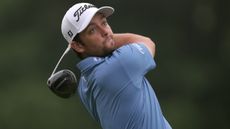 Davis Riley in action during the Travelers Championship